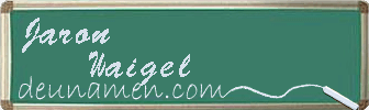 Jaron Waigel Visitenkarte